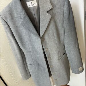 Aritzia Babaton Light Gray Coat dress